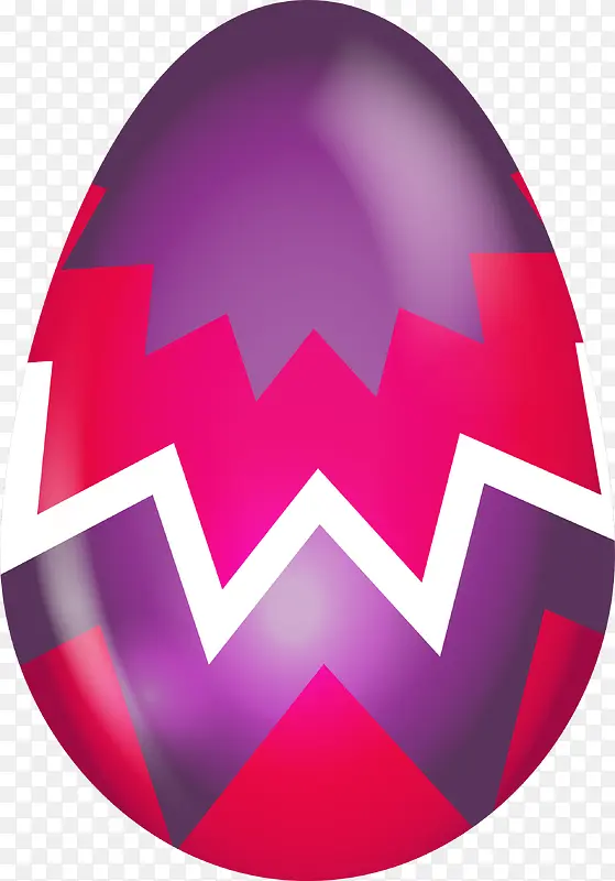 紫色卡通彩蛋