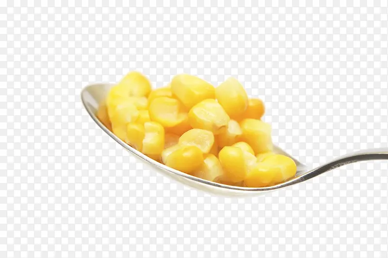 勺子里的玉米