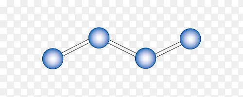 四分子8球棍模型
