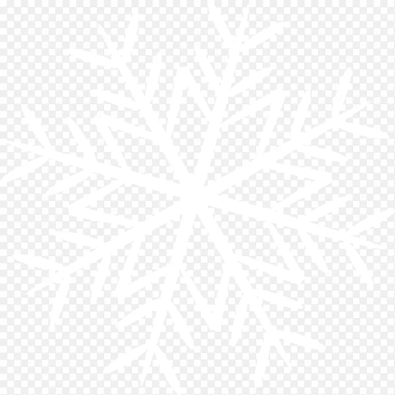 小清新白色雪花