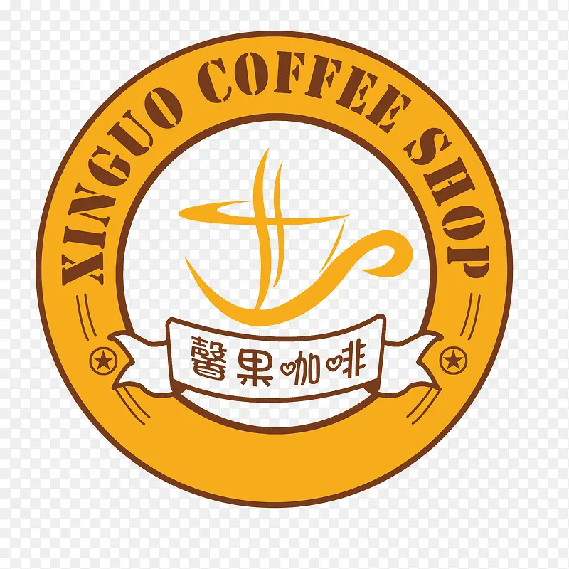 馨果咖啡厅logo