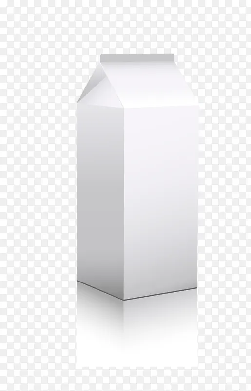 矢量立体白色箱子
