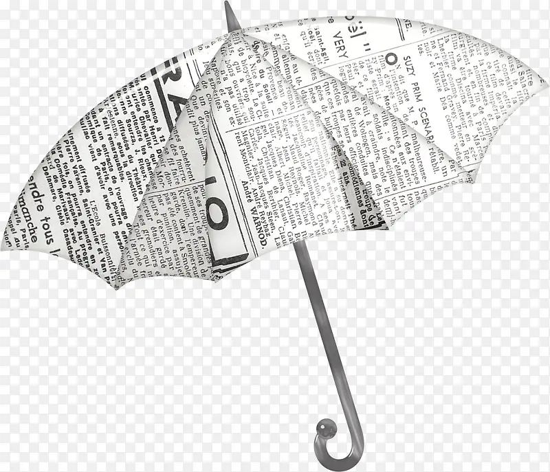 报纸创意雨伞