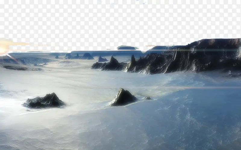 南极洲自然风景一