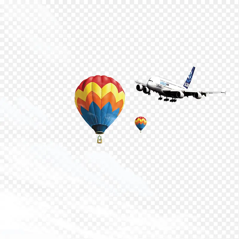 气球+飞机