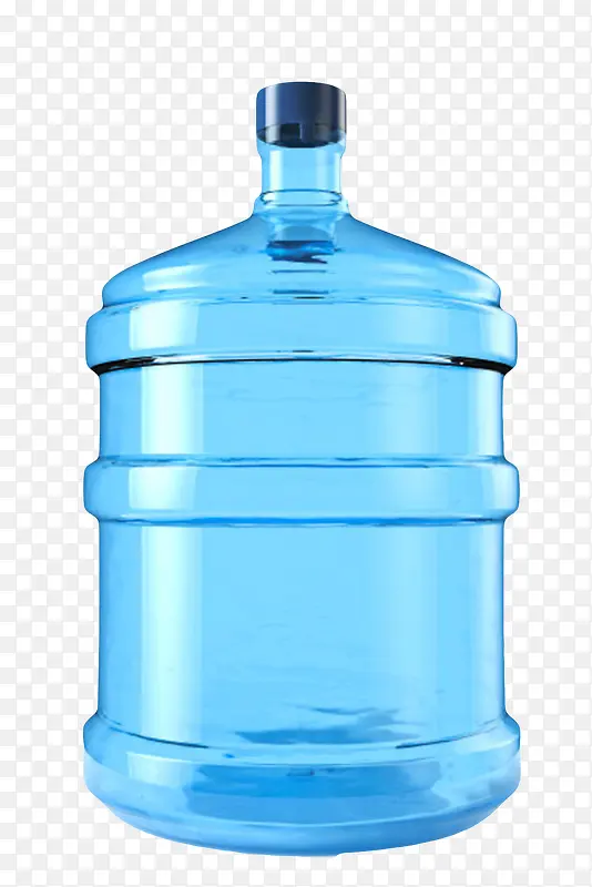 透明解渴蓝色桶装瓶塑料瓶饮用水