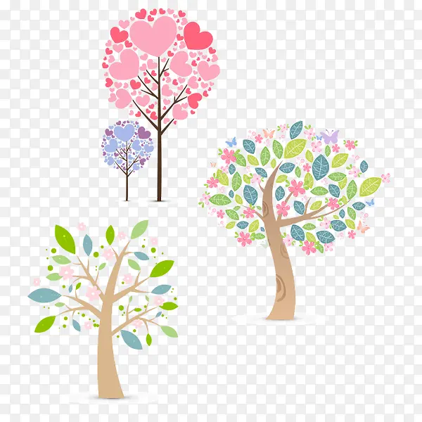 植树节树木彩绘