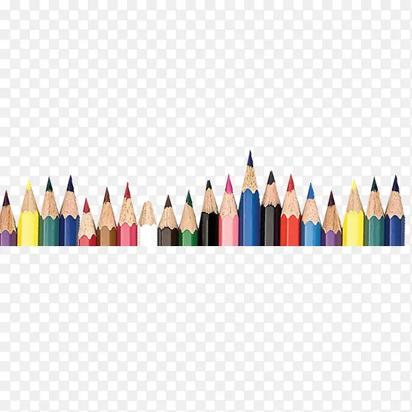 彩虹色铅笔