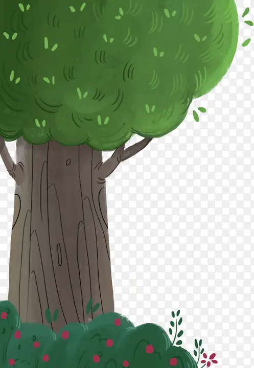 大树植物素材图案