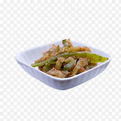 小方盘榨菜肉丝食品餐饮