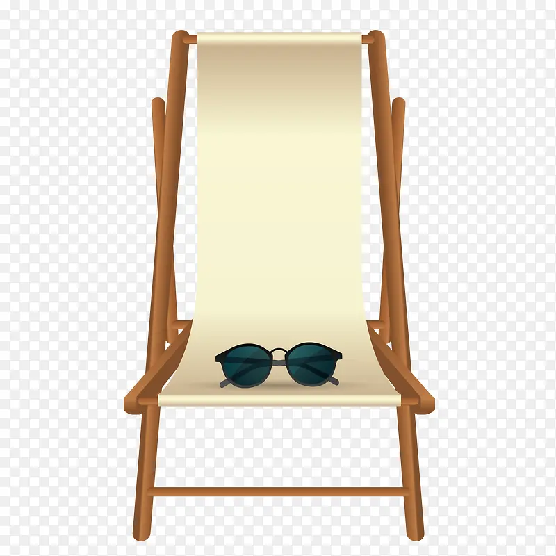 矢量沙滩椅