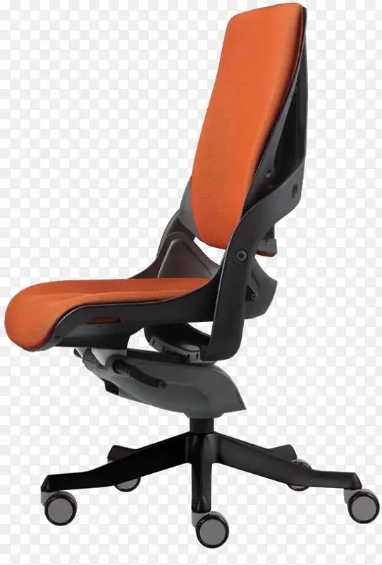 橙色旋转椅子