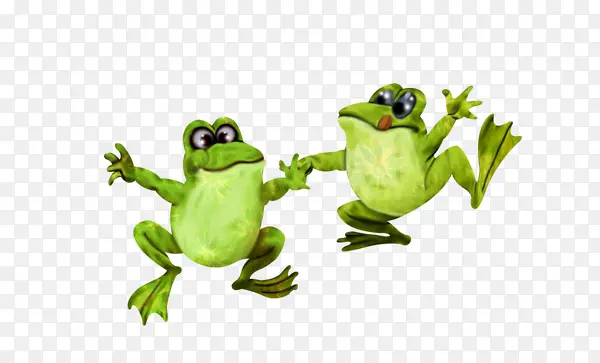 两只跳舞青蛙