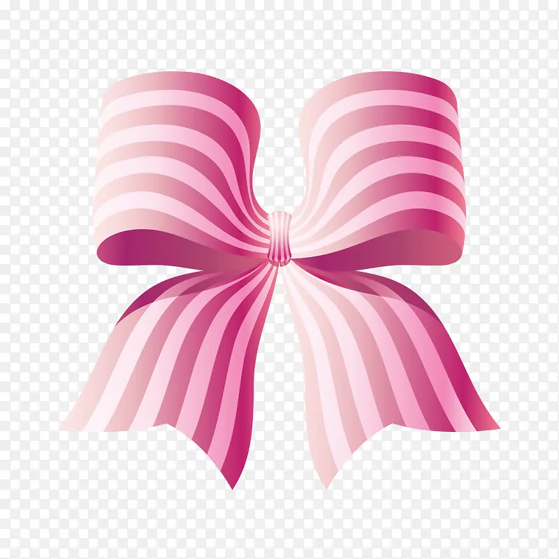 粉色条形蝴蝶结