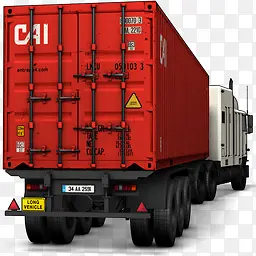 集装箱卡车PNG图标