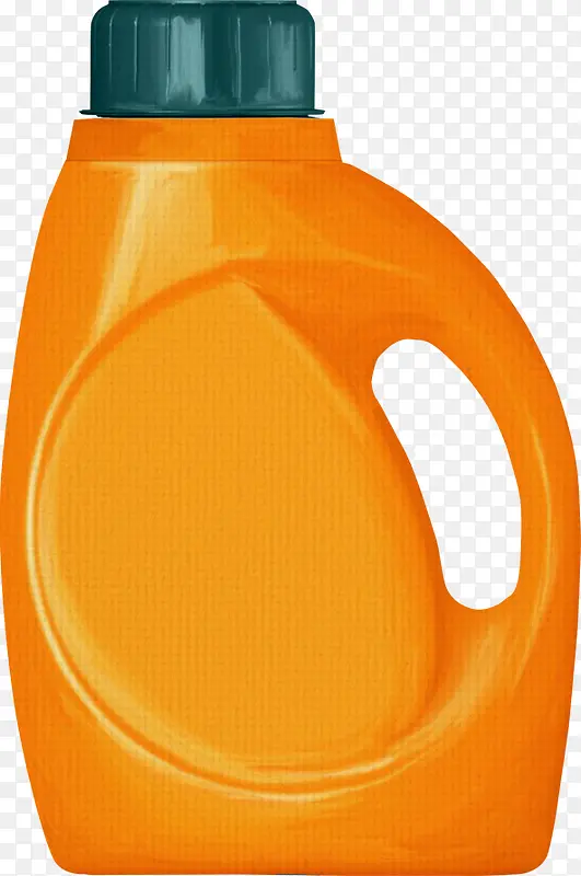 橙色瓶子