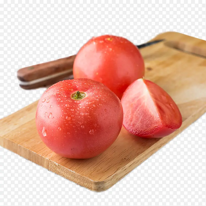案板上的西红柿
