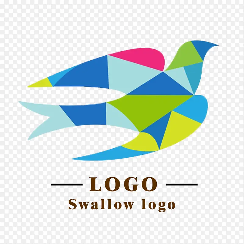 现代风燕子logo