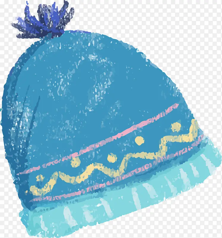 冬季温暖毛线帽子