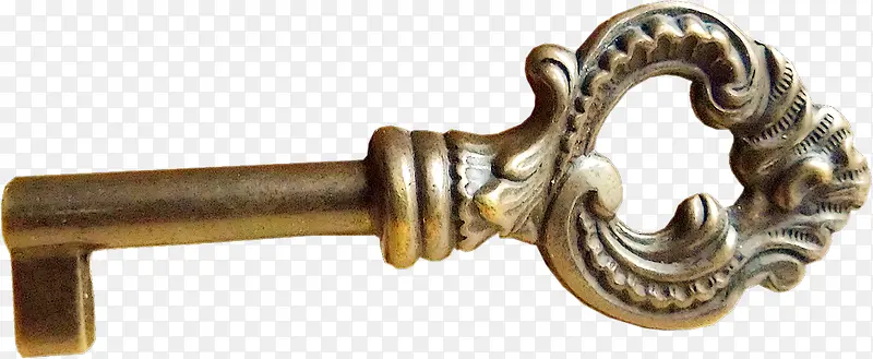金属花纹钥匙