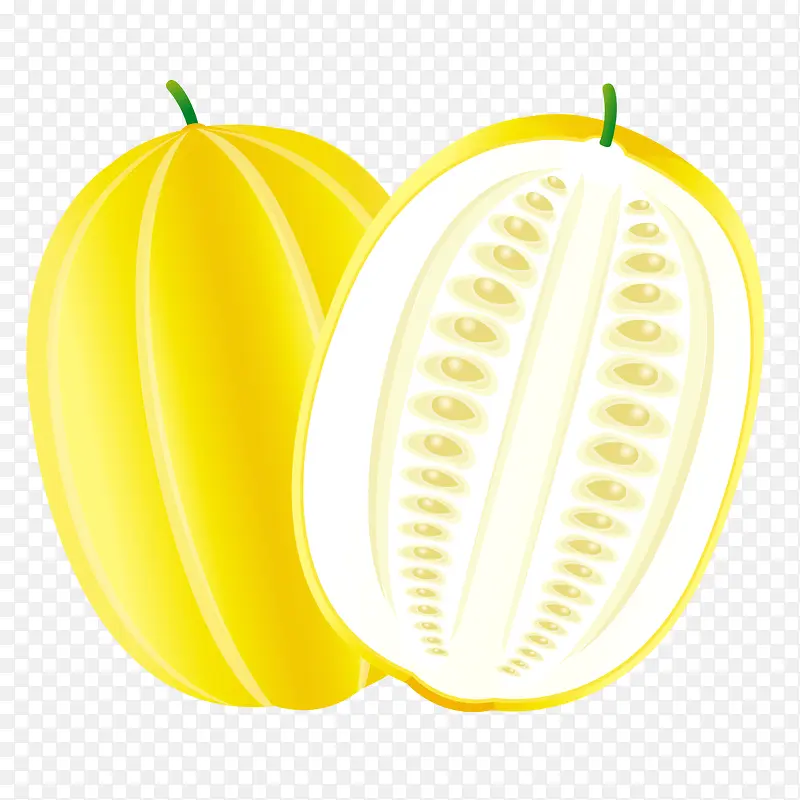 黄色哈密瓜