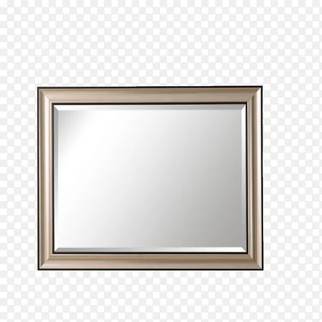 简约方形浴室镜子