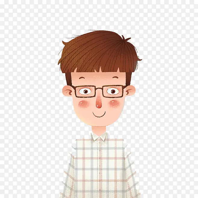 卡通男生