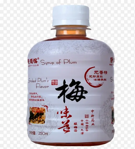 瓶装酸梅汁素材图片