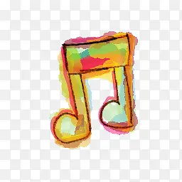 音乐免费的水彩