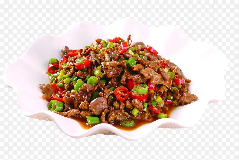 美味葱花酸辣鸡杂