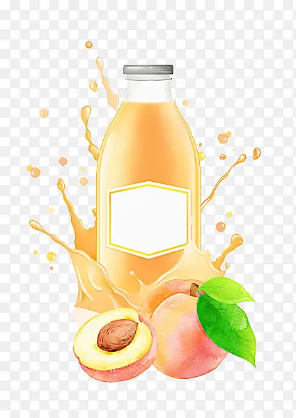 一瓶桃汁