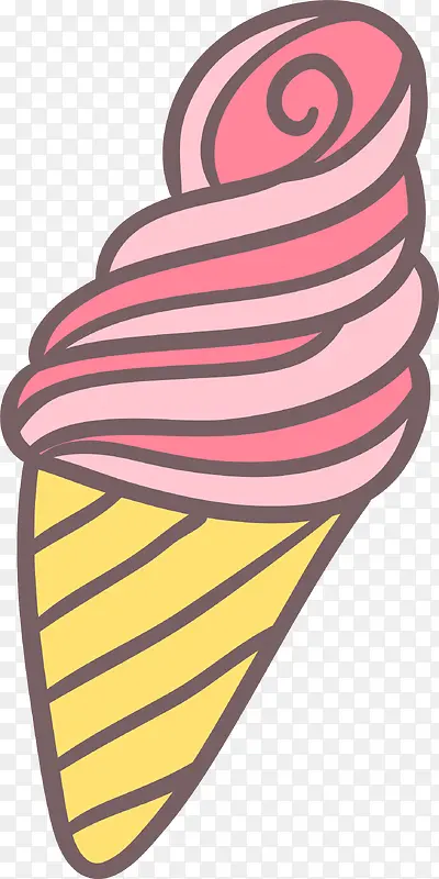 卡通冰淇淋甜筒