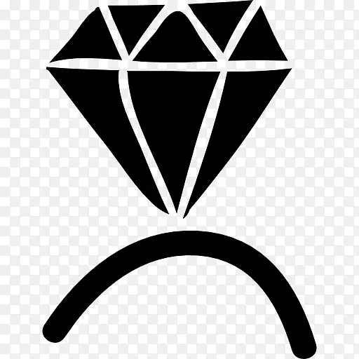 钻石环切半图标