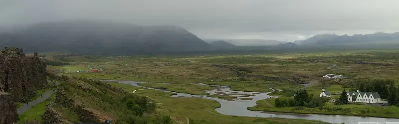 阴天高山高原背景图