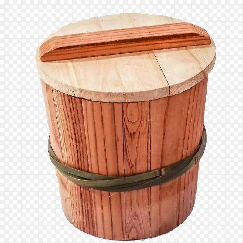 木质复古饭桶