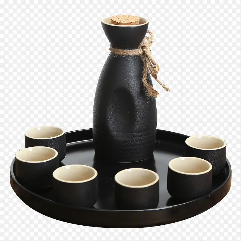 日式分酒器陶瓷酒杯