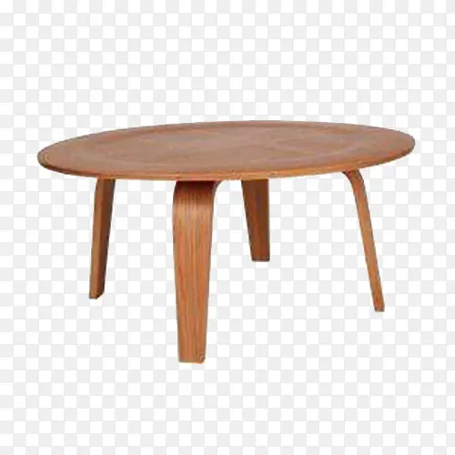 棕色小圆桌