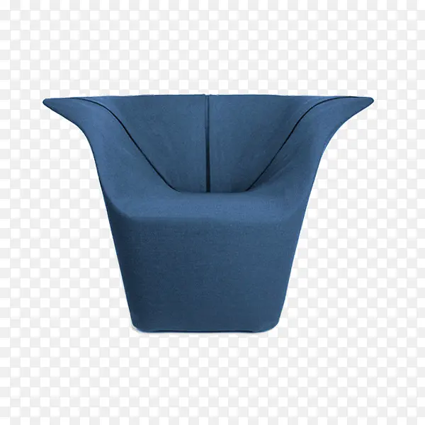 蓝色创意凹凸沙发