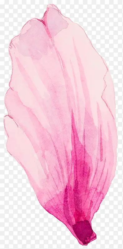 卡通手绘粉色的花瓣