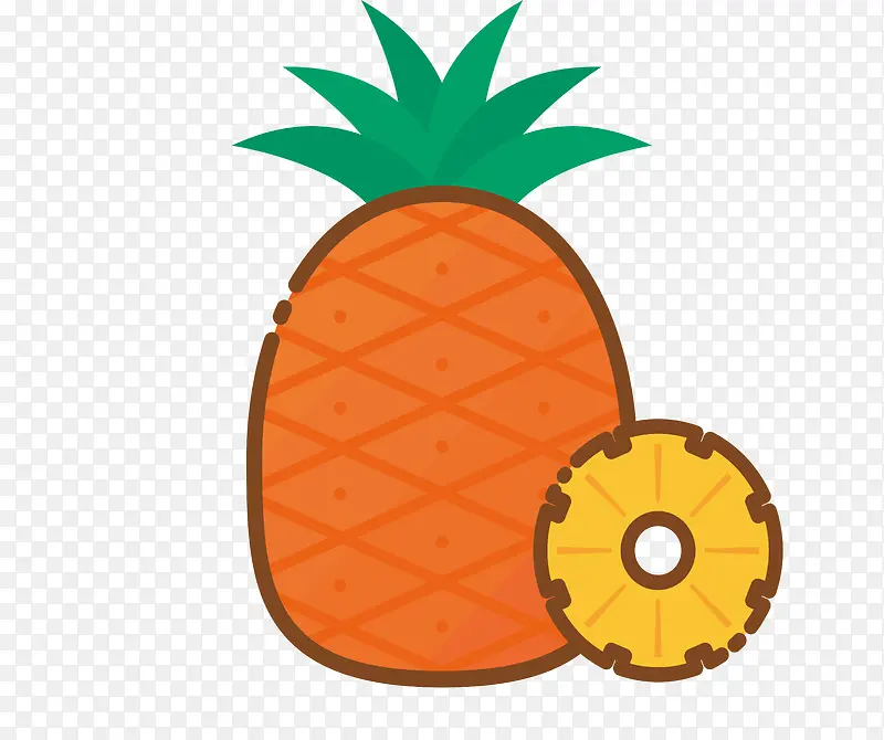 精美菠萝水果设计