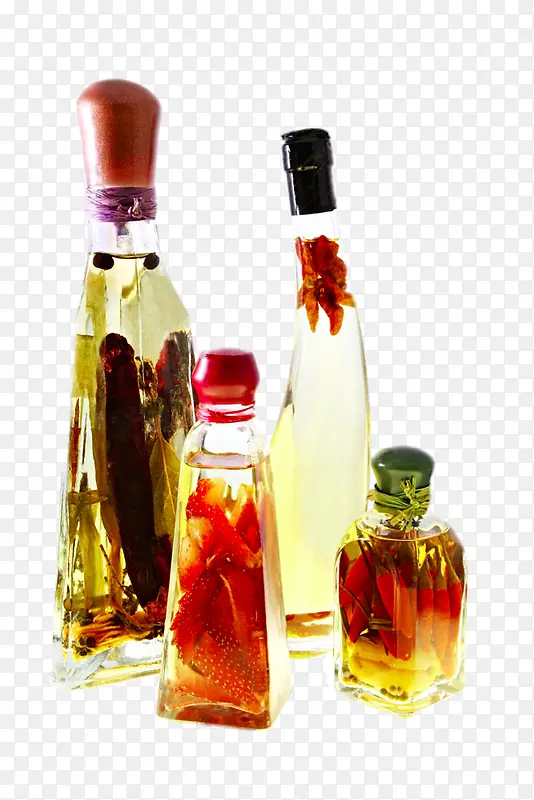 玻璃瓶中的花椒油