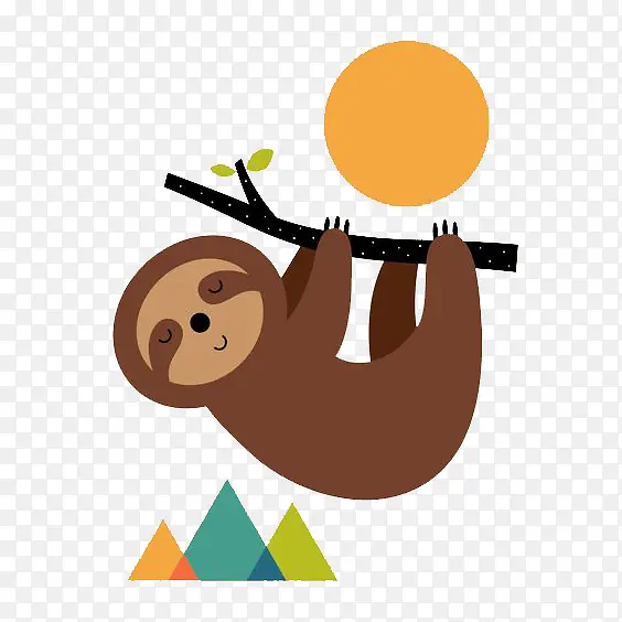 卡通树懒PNG图片素材下载_图片编号8386714-PNG素材网