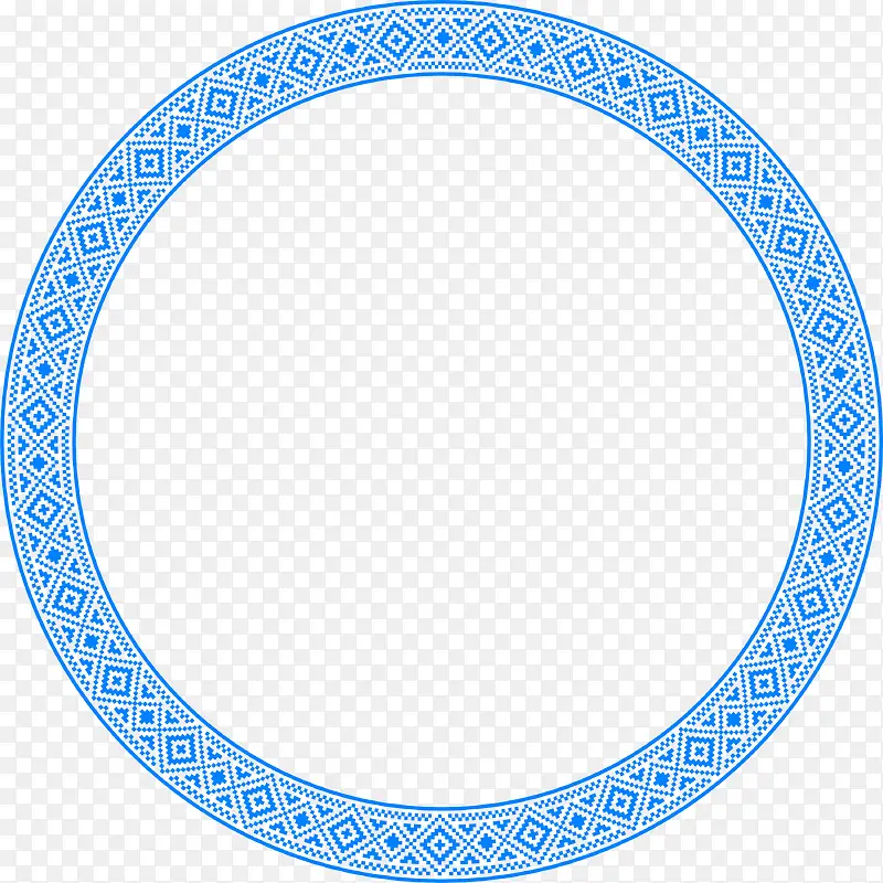 唯美蓝色圆圈