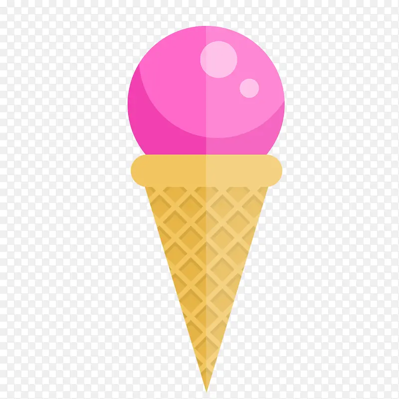 卡通甜筒冰淇淋设计