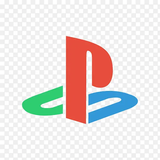 PlayStation扁平化的图标-免费