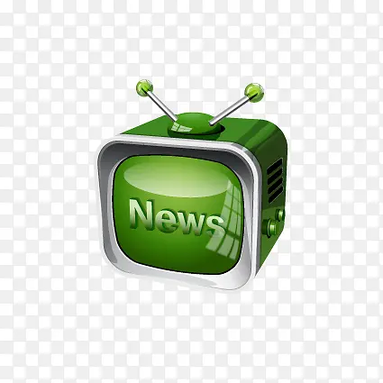 绿色质感电视