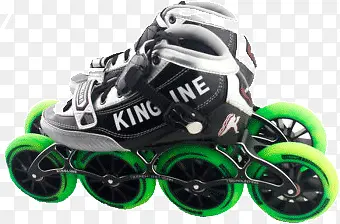 滑轮鞋 儿童溜冰车 绿色