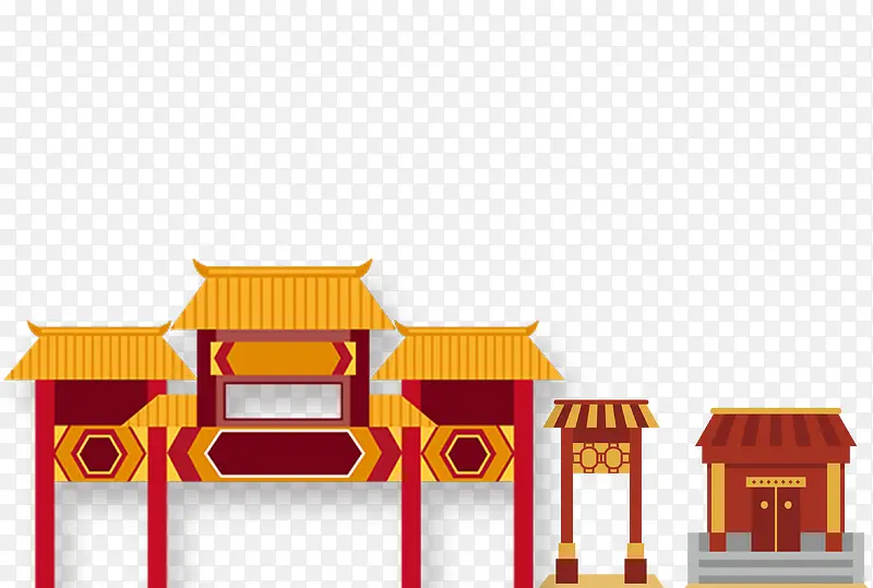 中式古建筑PNG图片素材下载_图片编号8391910-PNG素材网