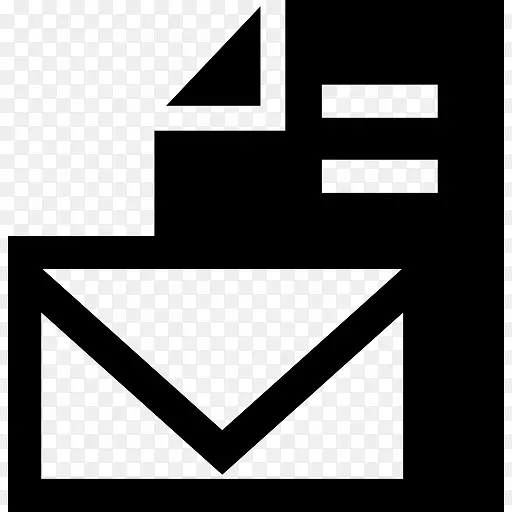 新的电子邮件和文件符号图标