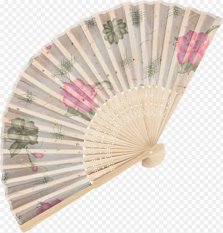 小清新折扇PNG图片素材下载_图片编号8392722-PNG素材网